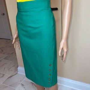 𝅺Green pull on skirt